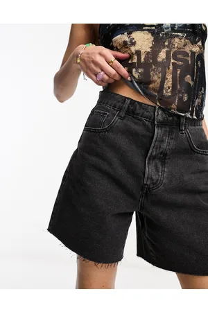 Stradivarius STR denim bermuda short in wash