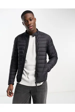 ASOS DESIGN sleeveless maxi puffer jacket in black - ShopStyle