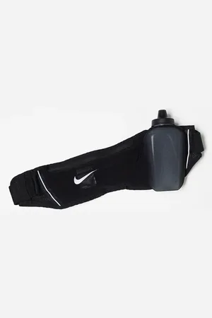 Nike Running Flex Stride bum bag with 12oz water bottle in