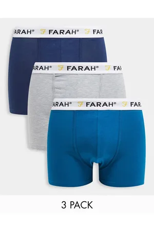 Farah 3 pack lounge t shirts in navy marl, burgundy marl and grey marl, ASOS