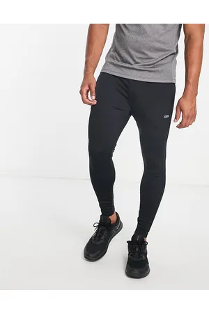 ASOS 4505 Running Club woven track pant with graphic in black