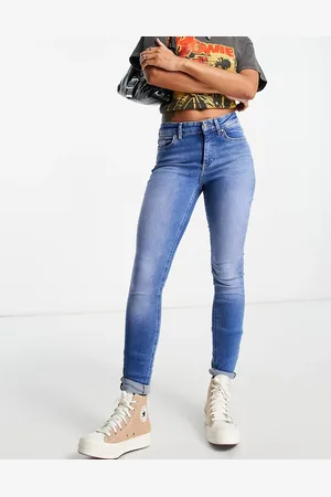 ONLY Blush mid rise skinny jean in mid