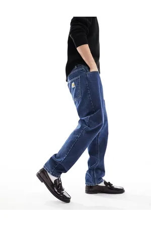 Carhartt Newel relaxed tapered wash jeans in