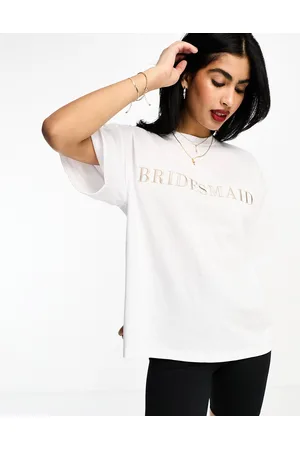 Six Stories Bridesmaid statement tee in