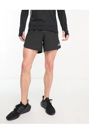 AE, Essential 5 Inch Shorts - Black, Gym Shorts Men