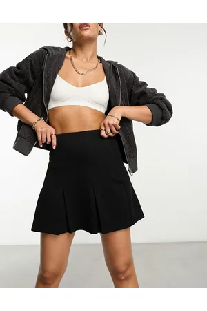 ASOS Pleated twill mini skirt in