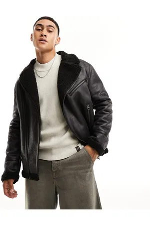 Only and sons outlet leather jacket