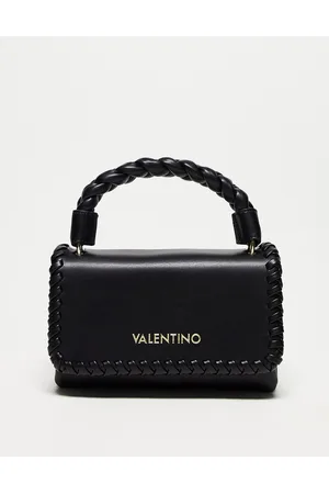 Valentino by Mario Valentino Divina foldover clutch bag in beige