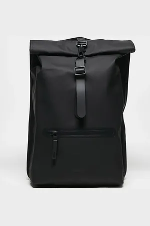 Rains 13320 unisex waterproof roll top backpack in