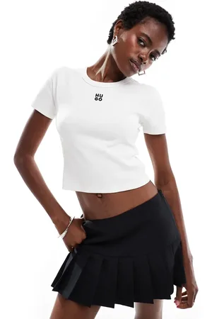 HUGO BOSS Cropped baby t-shirt in