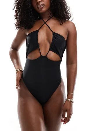 The Frolic Bay cut out cross front swimsuit in