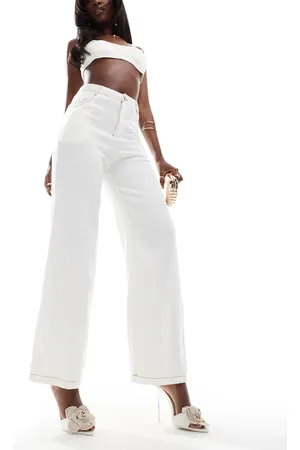 Missyempire Wide leg jeans co-ord in