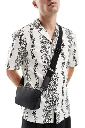ASOS Faux leather cross body camera bag in