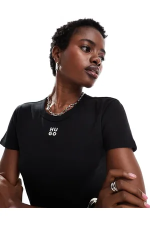 HUGO BOSS Cropped baby t-shirt in