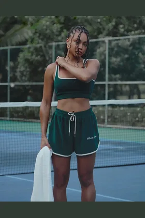 4th & Reckless X Loz Vassallo Ella towelling short in