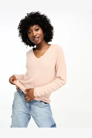 VERO MODA Lightweight v neck knitted jumper in