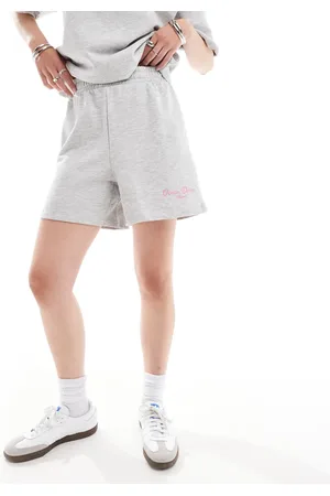 ONLY Miami print sweat short co-ord in light