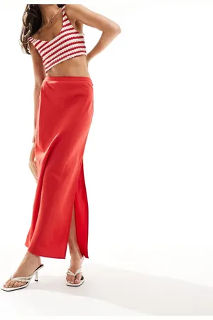 & OTHER STORIES Linen blend maxi skirt in