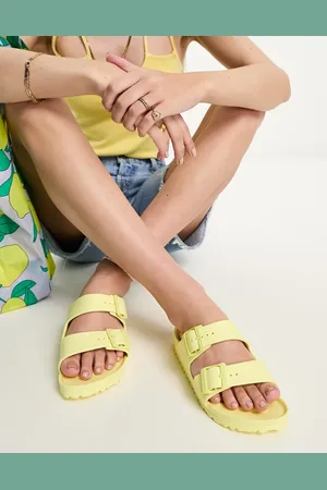 Birkenstock Arizona Eva Sandals in Yellow