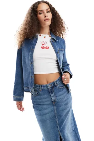 In wear InWear Pheiffer baggy fit denim jacket co-ord in