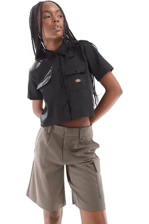 Dickies Cropped work shirt with pockets in
