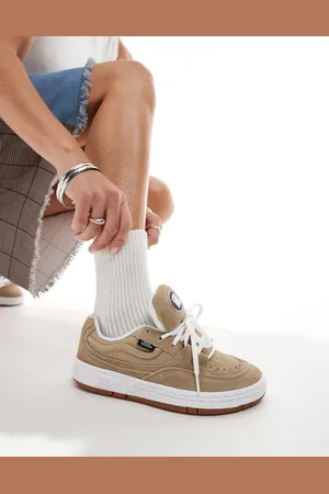 Vans Speed chunky trainers in tan with gum sole detail