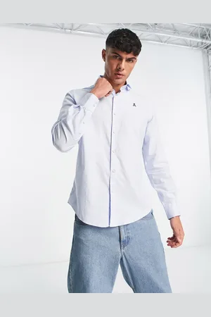 SCALPERS Elisee striped shirt in sky