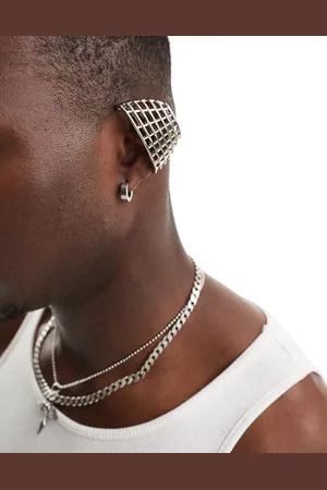 ASOS Ear cuff with caged design in tone