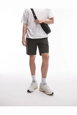 Topman Elasticated waistband shorts in khaki