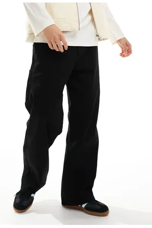 JACK & JONES Evan baggy fit worker trousers in