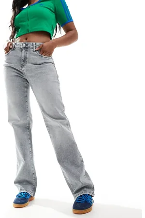 Noisy May Yolanda wide jeans in light wash