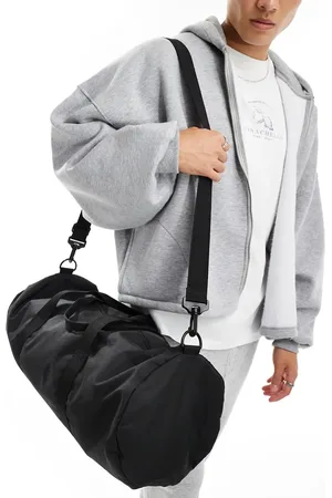 ASOS Weekend holdall barrel bag with contrast puller in