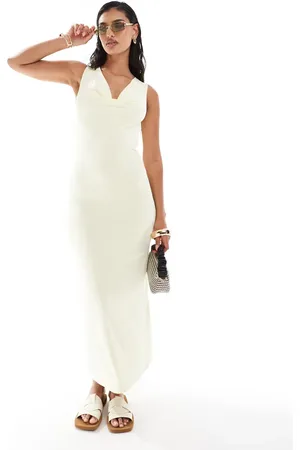 ASOS Cowl neck backless midaxi dress in