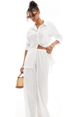 Esmée Esmee Exclusive textured beach trouser co-ord in