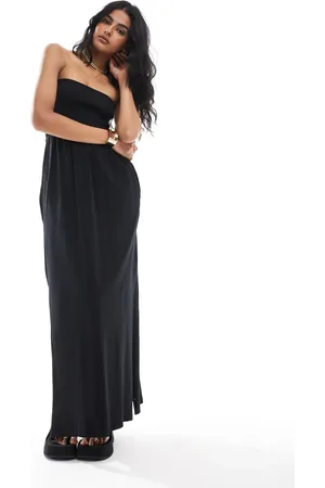 Threadbare Jersey bandeau maxi dress in
