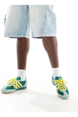 adidas SL 72 OG trainers in green and yellow