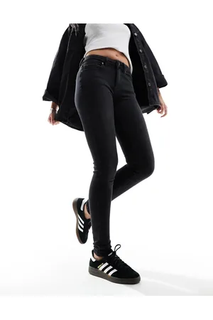 ONLY Blush mid waist skinny jeans in