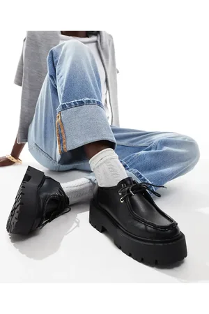 ASOS Marley lace up flat shoe in