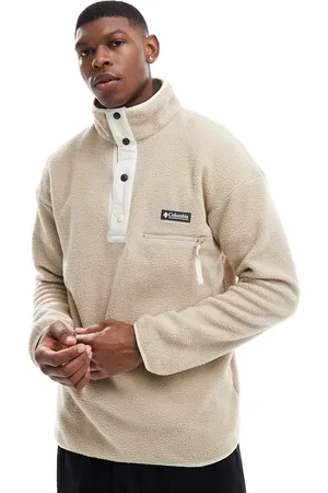 Columbia Helvetia half snap fleece in stone