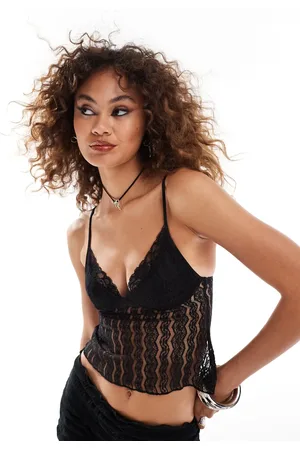 Motel Megara strappy lace cami top in
