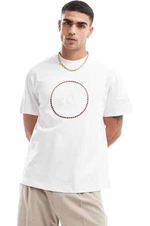 Bershka Chest embroidered t-shirt in