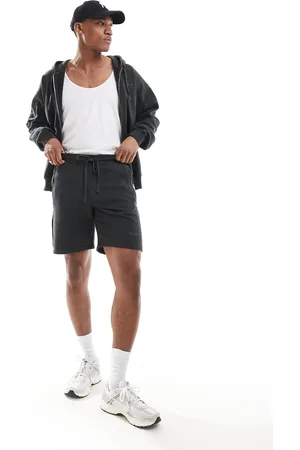 The Couture Club Co-ord raw seam jersey shorts in charcoal