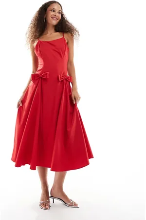 Sister Jane Bow midaxi cami dress in