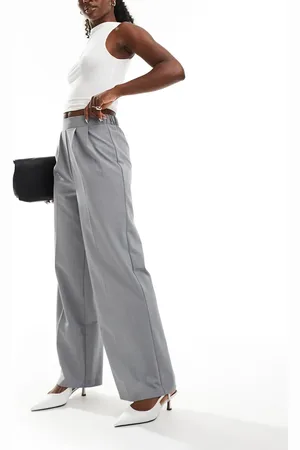 New Look Wide leg pull on trousers in