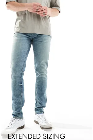 ASOS Skinny jeans in a tinted vintage mid wash