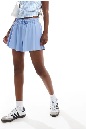 Stradivarius Flippy skort in sky