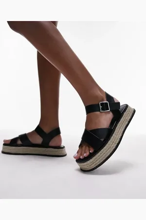 Topshop Jenna espadrille flat sandal in