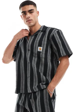 Carhartt Co-ord dodson stripe short sleeve shirt in