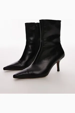 Topshop Natalia high heeled ankle boots in
