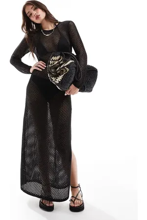 Threadbare Crochet beach maxi dress in